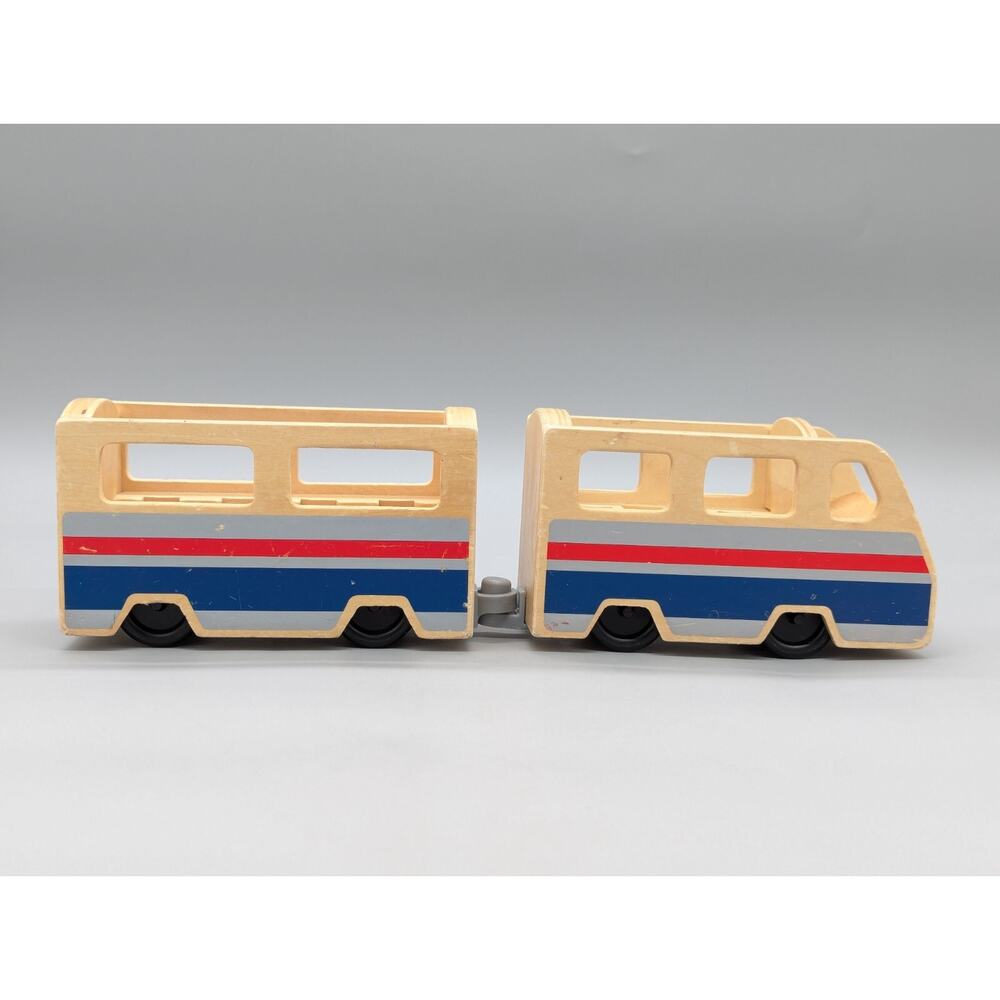 Melissa & Doug Whittle World Wood Wooden Travel Trains